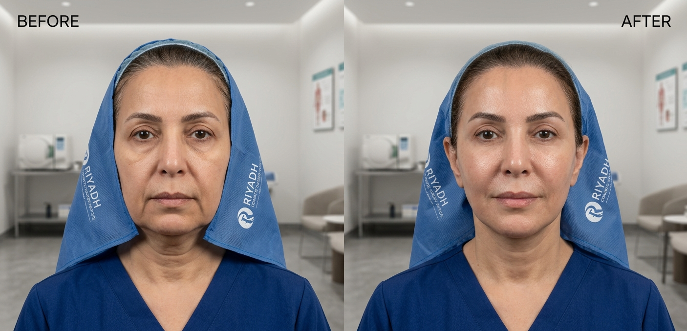 تكاليف عملية شد الوجه بالرياض