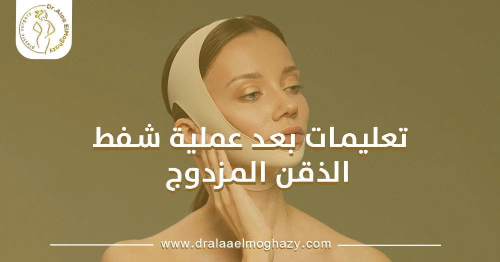 تعليمات بعد عملية شفط الذقن المزدوج