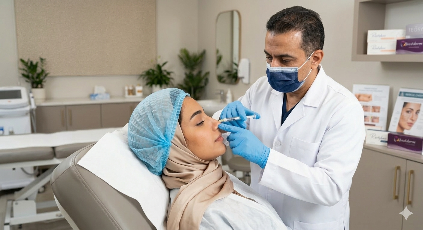 تجميل الأنف بالفيلر