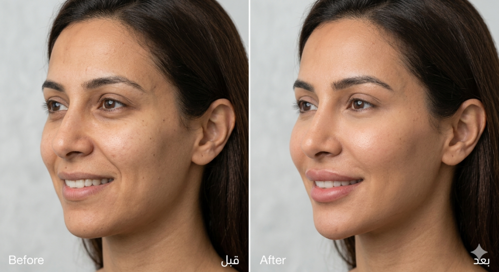 متى تظهر نتائج حقن الفيلر للوجه