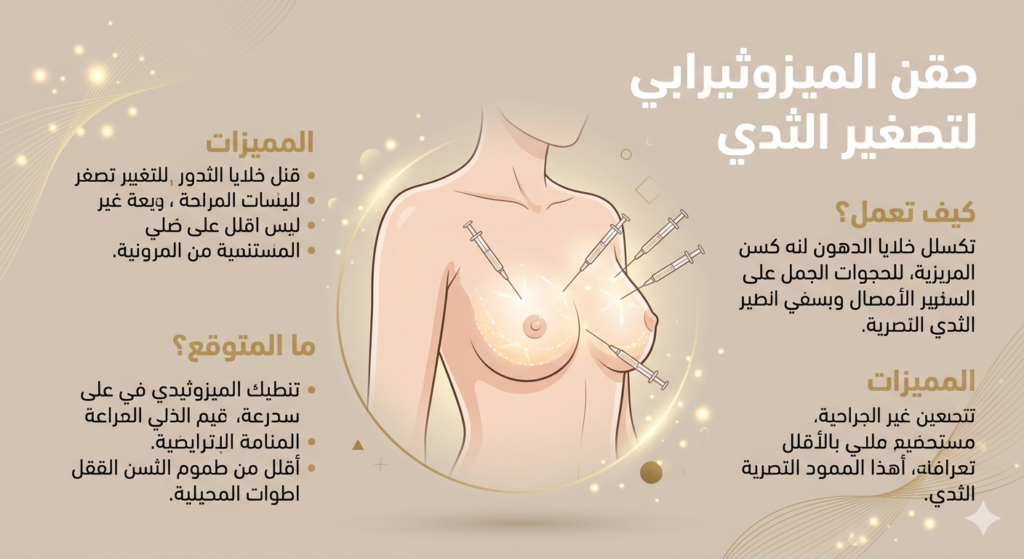 حقن الميزوثيرابي لتصغير الثدي