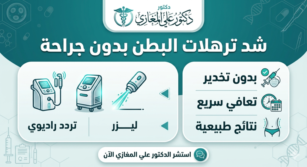 تكلفة شد ترهلات البطن بدون جراحة
