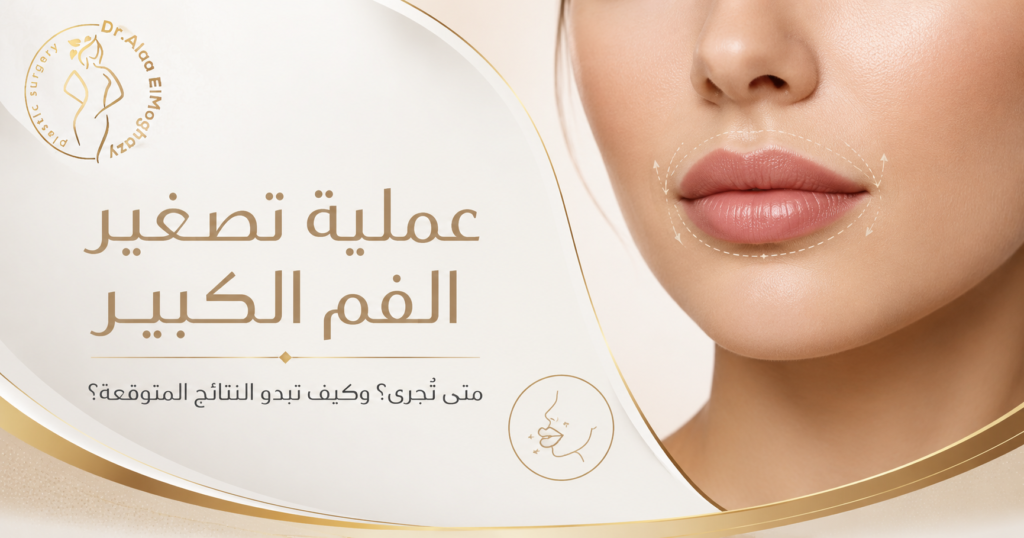 عملية تصغير الفم الكبير