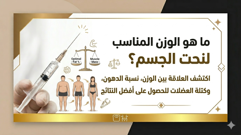 ما هو الوزن المناسب لنحت الجسم